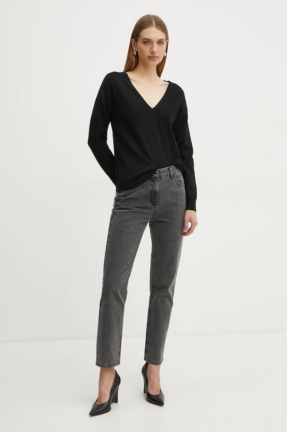 Sveter Morgan MYUYAN MYUYAN čierna AW24