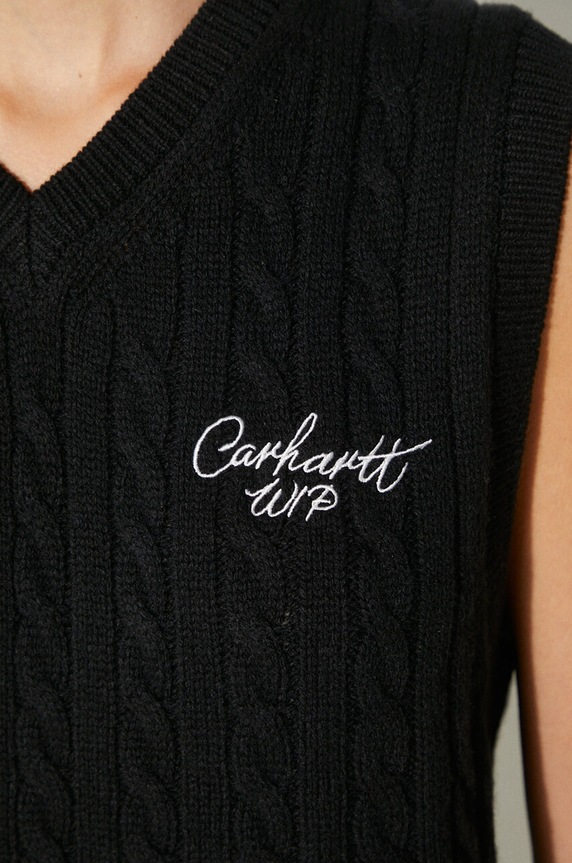 Carhartt WIP wool gilet Signature Vest Sweater I033882.K02XX