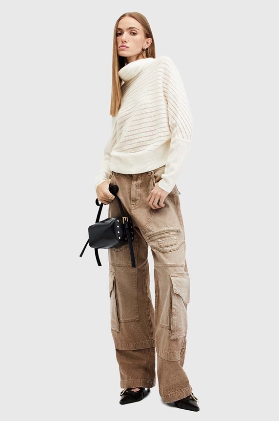Μάλλινη μπλουζα AllSaints RIDLEY LADDER W020KB