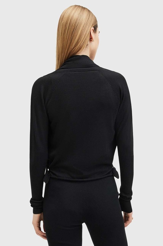 AllSaints kardigan wełniany WASSON W119KB czarny
