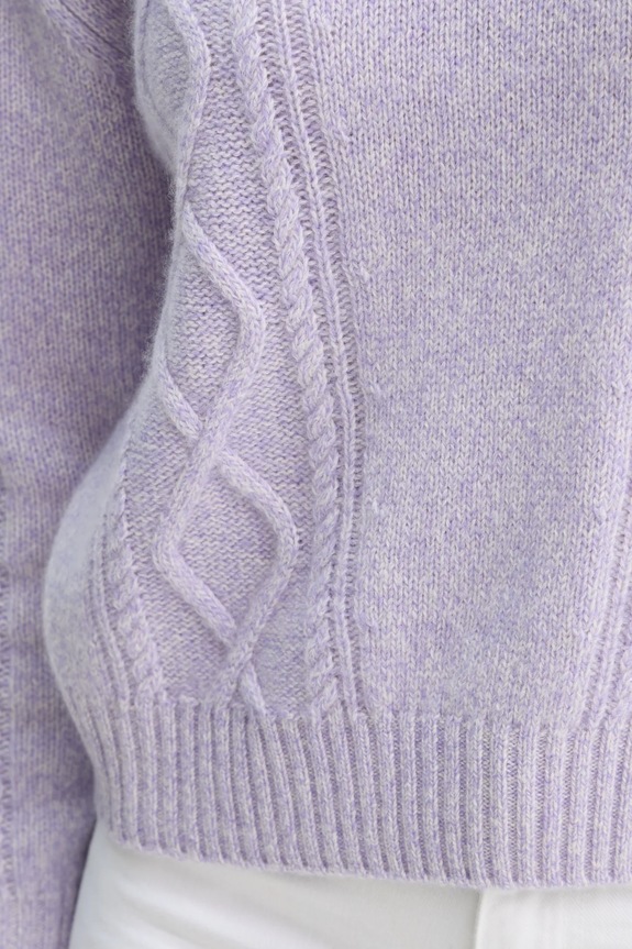 FROM FUTURE pulover de cașmir WPR02259 violet