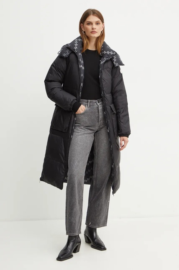 Vlnený sveter Karl Lagerfeld 246W2011 čierna AW24