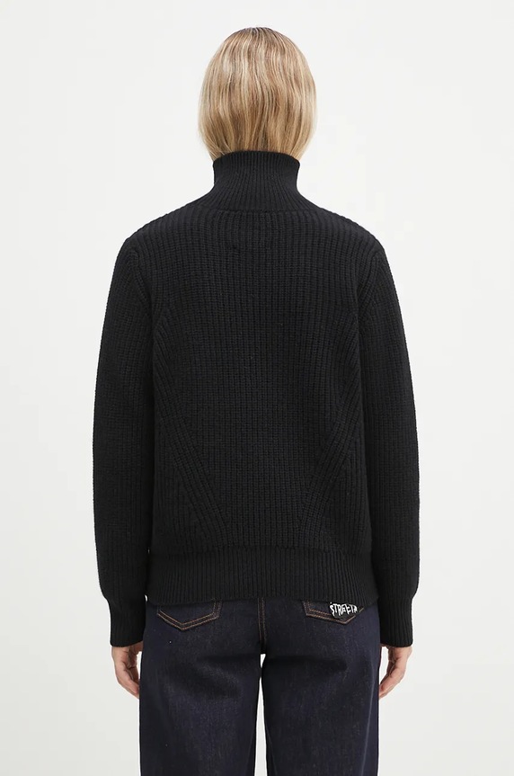 Одежда Шерстяной свитер Woolrich Canberra Turtleneck CFWWKN0329FRUF0712.UF07 чёрный