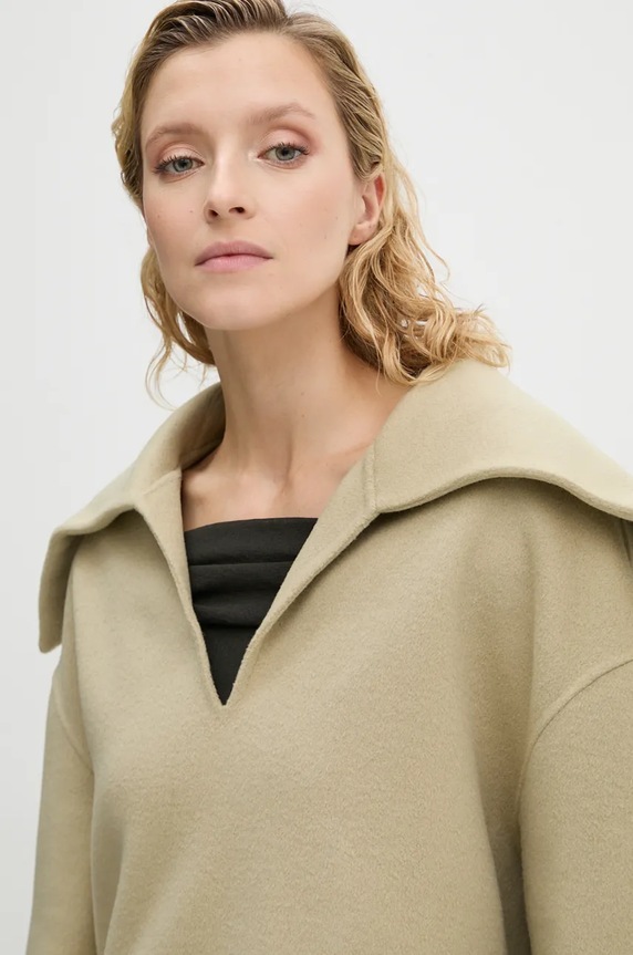 Nanushka woolen jumper MAXE beige NW24PFSG27062