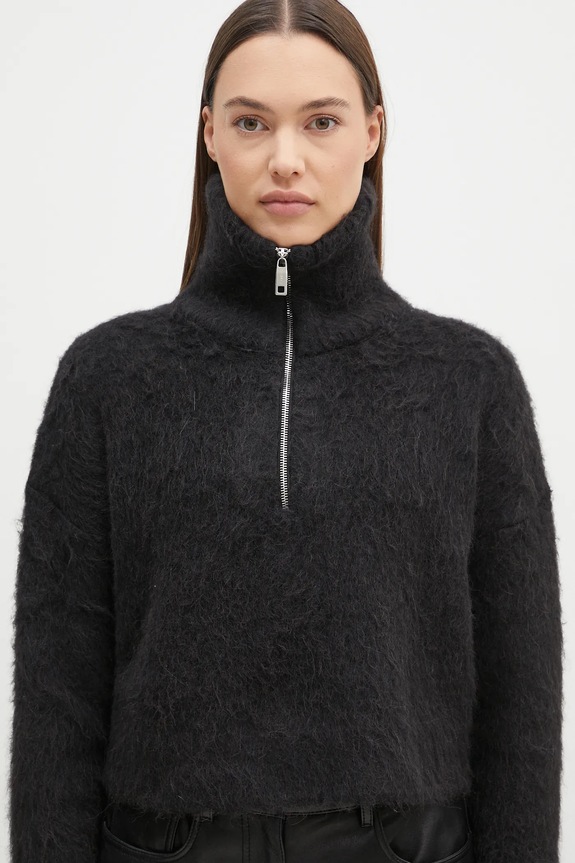 Вовняний светр Sportmax Falcone чорний 2422366172600