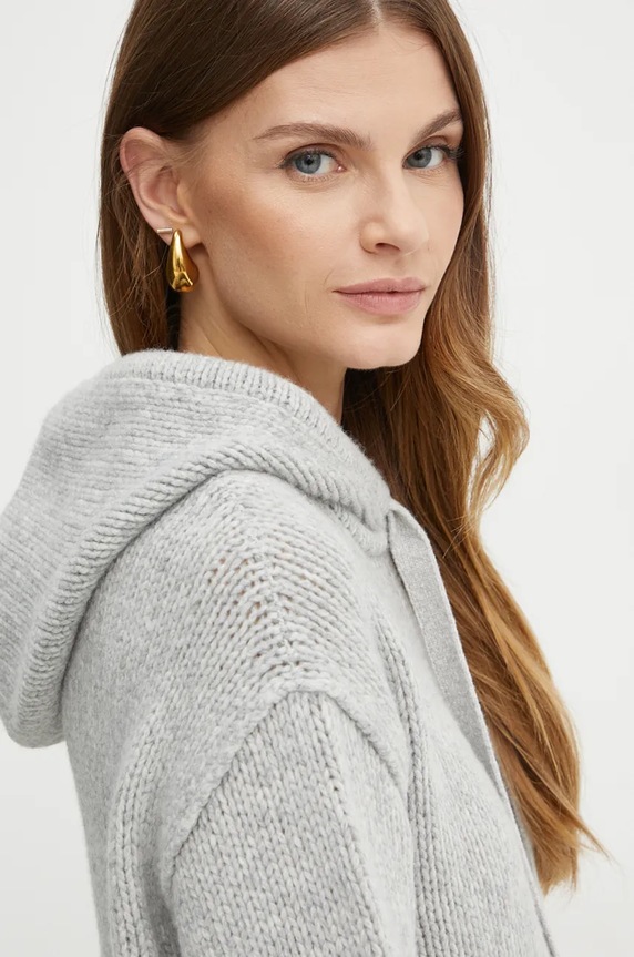 Vuneni pulover Forte Forte siva 13337.myknit