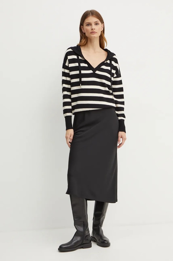 Morgan sweter MBALLON MBALLON czarny SS26