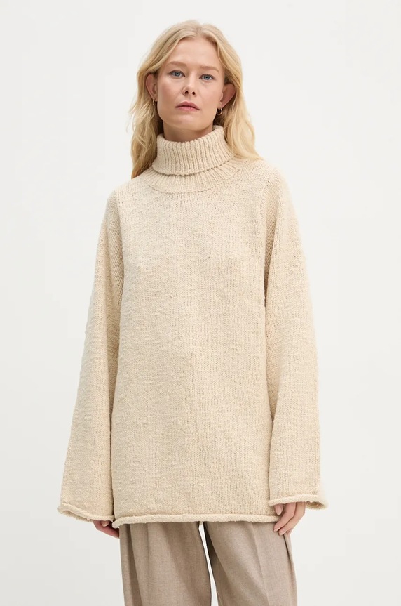 By Malene Birger sweter wełniany CHARICE pozostałe beżowy Q72457003