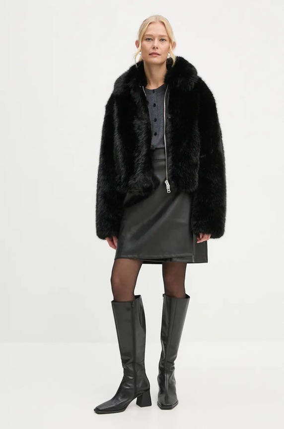 By Malene Birger cardigan din lana MONTIE Q72580003 gri AW24