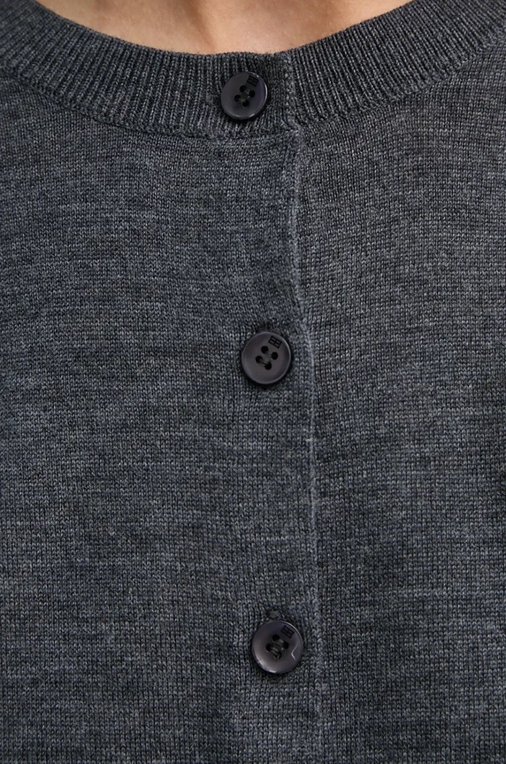 By Malene Birger cardigan din lana MONTIE Q72580003 gri