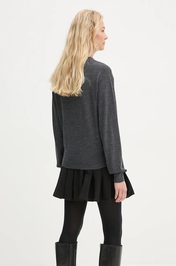 Oblečenie Vlnený sveter By Malene Birger MANTEA Q72580004 sivá