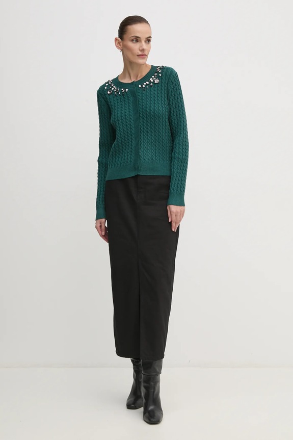 Artigli kardigan ACMA000067 zielony AW24