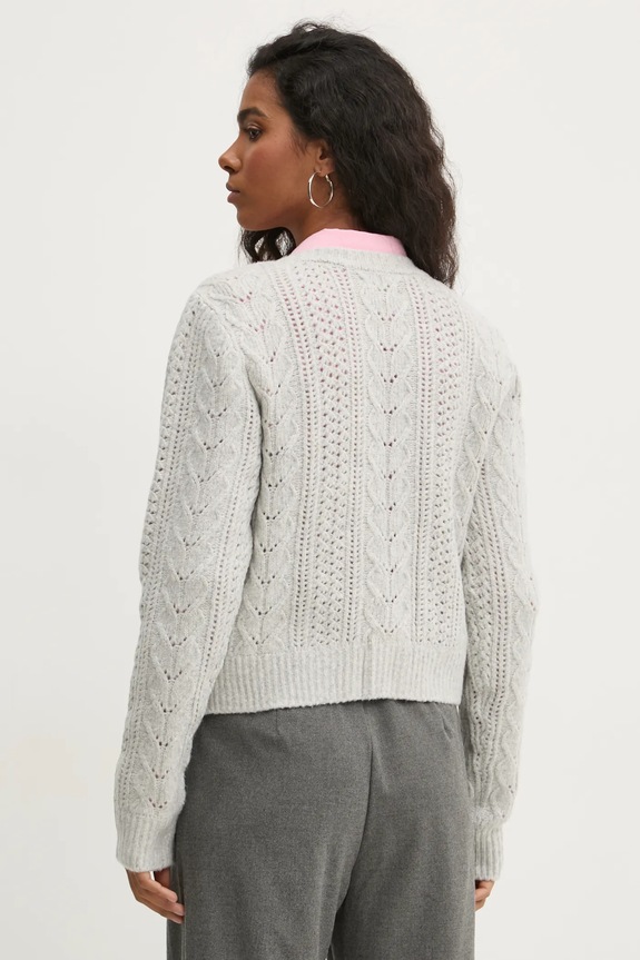 Ρούχα Πλεκτή ζακέτα Hollister Co. KI350.4253.112 γκρί