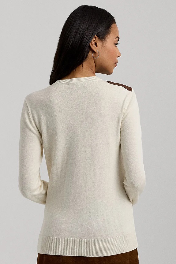 Lauren Ralph Lauren sweter 200940581 beżowy AW24