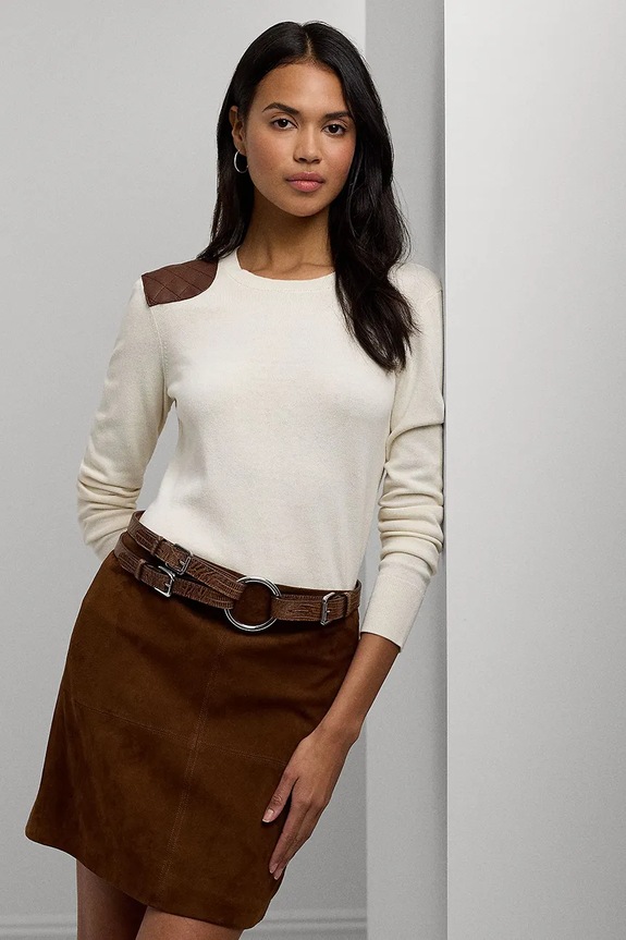 Lauren Ralph Lauren sweter beżowy 200940581