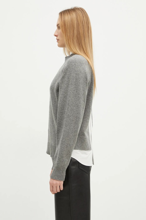 Вовняний светр Undercover Knit UC2D1905.1 сірий AW24