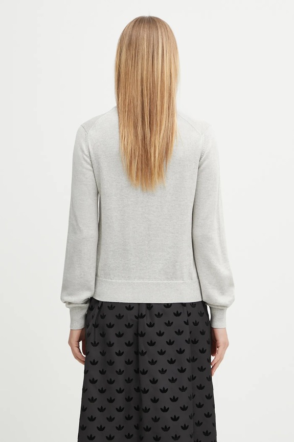 Одежда Шерстяной свитер Maison Kitsuné Bold Fox Head Patch MW00801KT1036 серый