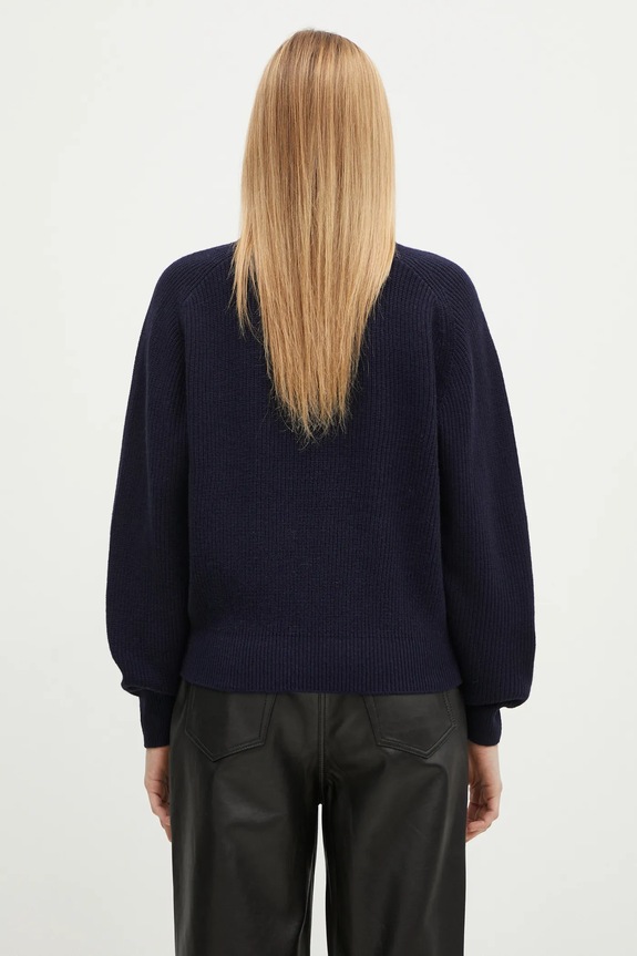Ρούχα Μάλλινο πουλόβερ Maison Kitsuné Bold Fox Head Patch LW00814KT1093 σκούρο μπλε