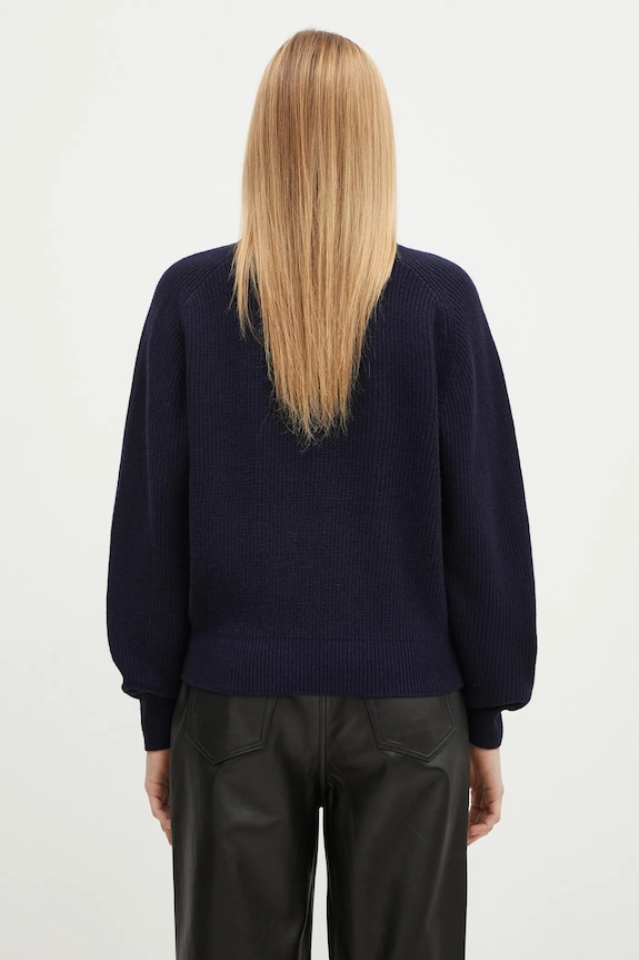 Ρούχα Μάλλινο πουλόβερ Maison Kitsuné Bold Fox Head Patch LW00814KT1093 σκούρο μπλε