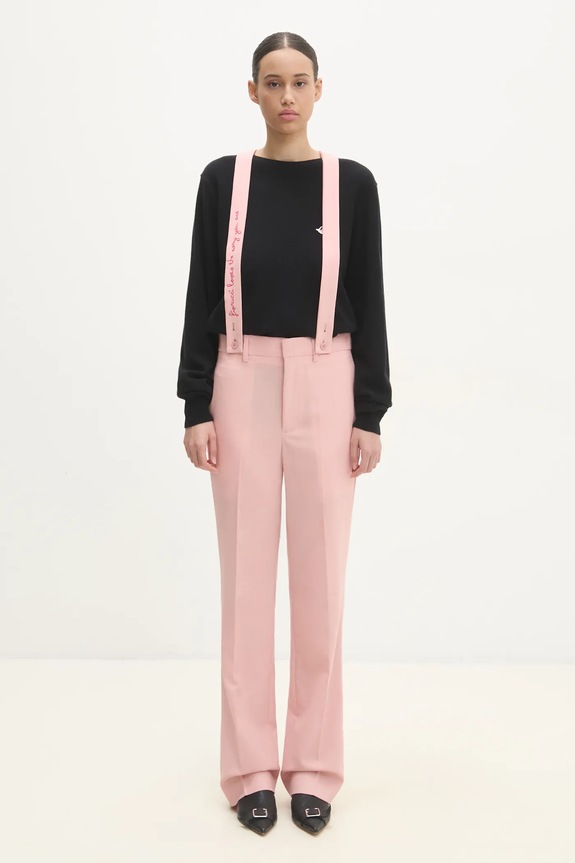 Μάλλινο πουλόβερ Fiorucci Angel W01FPKSW202KN03BK01 μαύρο
