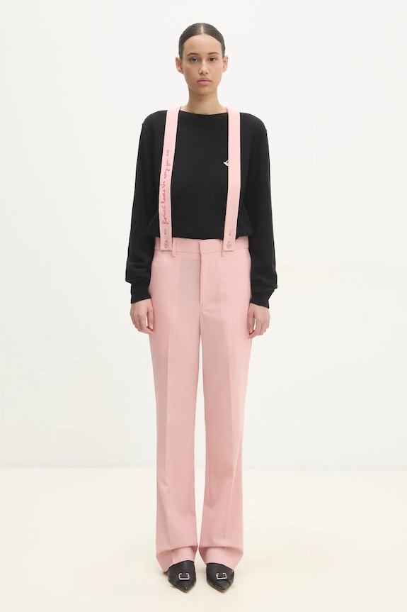 Μάλλινο πουλόβερ Fiorucci Angel W01FPKSW202KN03BK01 μαύρο