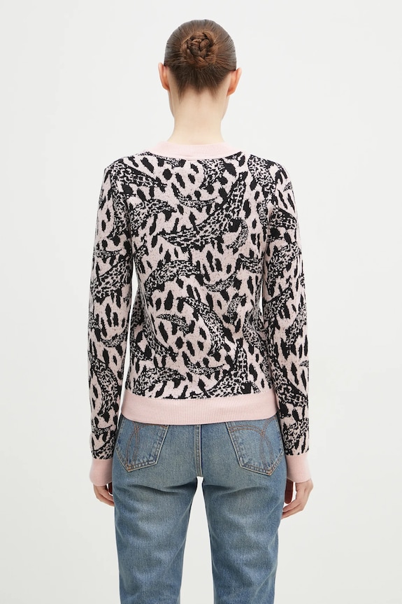 Îmbrăcăminte Fiorucci pulover din amestec de lana Pink Banimalier W01FPKSW195KN03PN04 roz