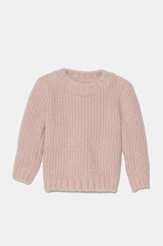 Jamiks sweter RIGNOR z domieszką wełny różowy RIGNOR.swet.JZH391.G