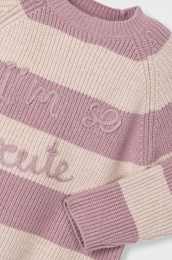 Dětský svetr Mayoral 4357.6E.Mini.9BYH růžová AW24