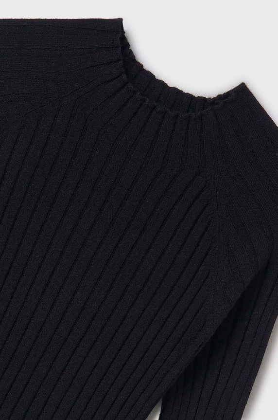 Mayoral sweter dziecięcy 7001.8E.Junior.9BYH czarny AW24
