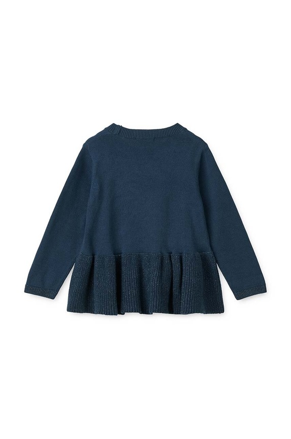 Κοριτσίστικα Παιδικό πουλόβερ Liewood Esme Lurex Knit Jumper LW19547 σκούρο μπλε