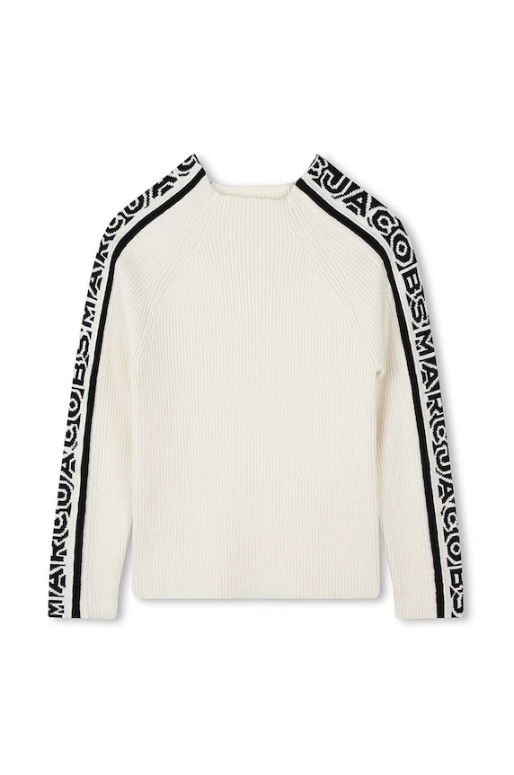 Marc Jacobs sweter z domieszką wełny dziecięcy W60268.156 szary AW24