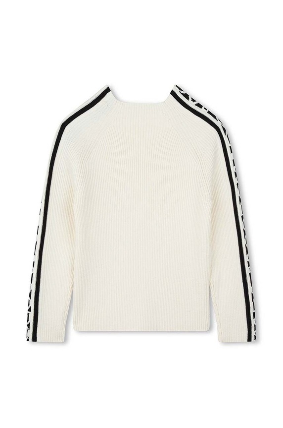Dziewczynka Marc Jacobs sweter z domieszką wełny dziecięcy W60268.156 szary