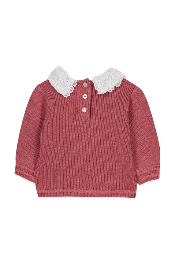 Детский свитер с примесью шерсти Tartine et Chocolat TZ18151.67.74 розовый AW24