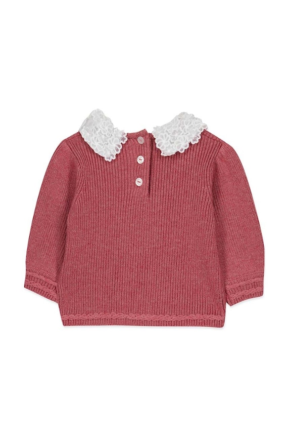 Детский свитер с примесью шерсти Tartine et Chocolat TZ18151.67.74 розовый AW24