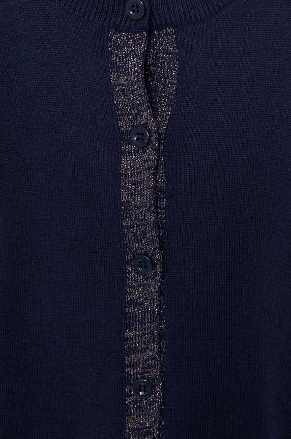 Fete United Colors of Benetton cardigan copii 1198H5004.P.Seasonal bleumarin