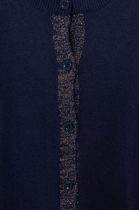 Fete United Colors of Benetton cardigan copii 1198H5004.P.Seasonal bleumarin