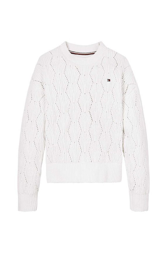 Tommy Hilfiger sweter dziecięcy KG0KG08153.9BYH. beżowy NC24