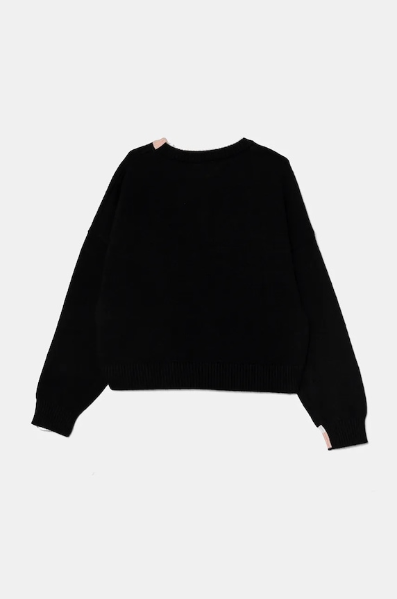 Pinko Up pulover copii F4PIBGJP108 negru AW24