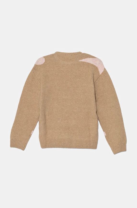 Pinko Up sweter dziecięcy F4PIJGJP079 beżowy AW24