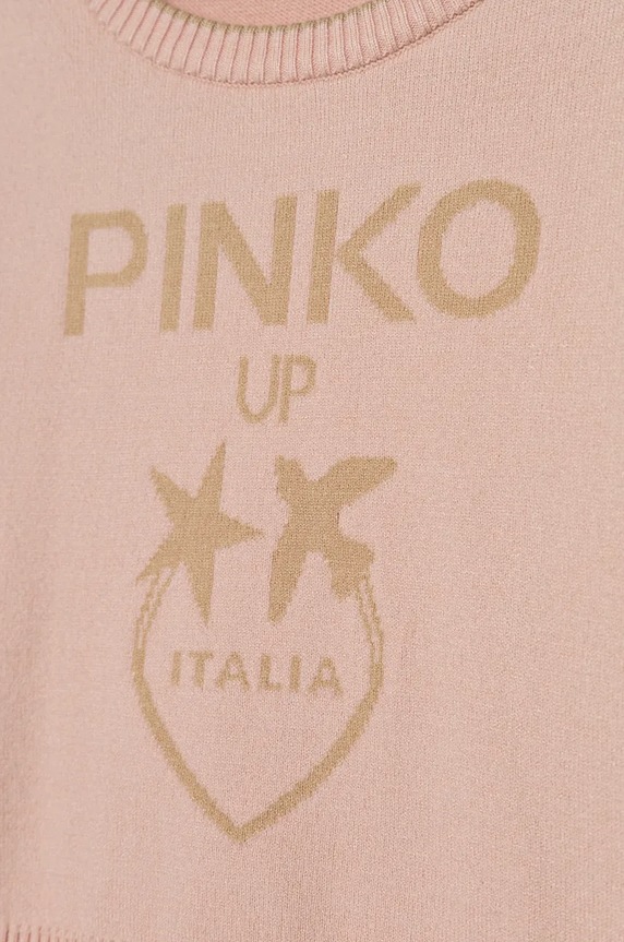 Lány Pinko Up gyerek pulóver F4PIJGJP087 rózsaszín