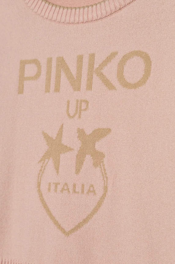 Lány Pinko Up gyerek pulóver F4PIJGJP087 rózsaszín