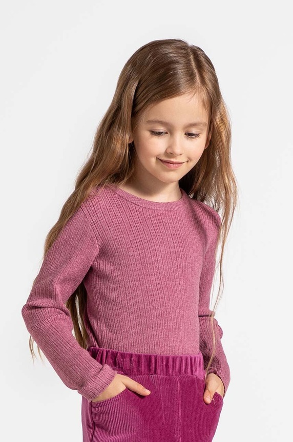 Coccodrillo sweter dziecięcy pozostałe różowy ZC4172102MGK
