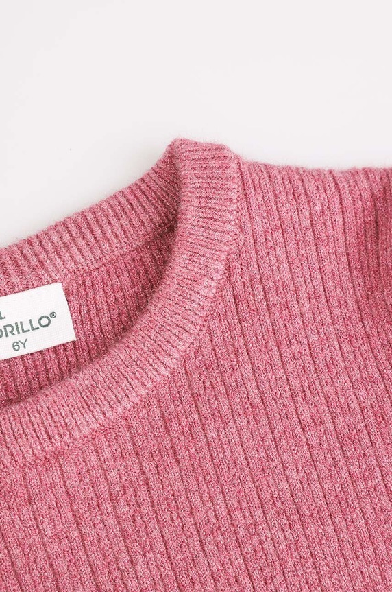 Coccodrillo sweter dziecięcy różowy ZC4172102MGK