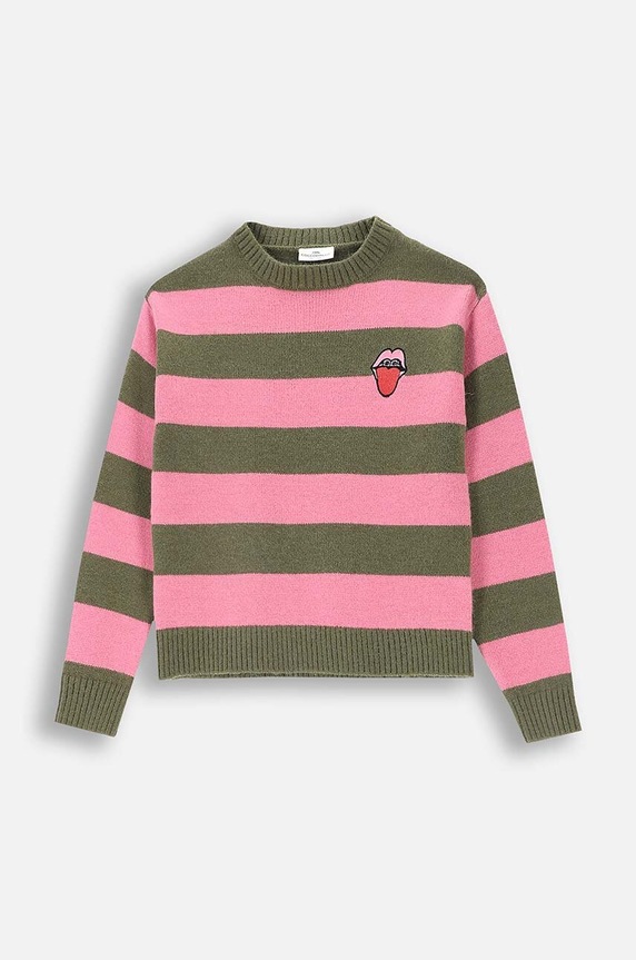 Coccodrillo sweter dziecięcy pozostałe różowy ZC4172102MGJ