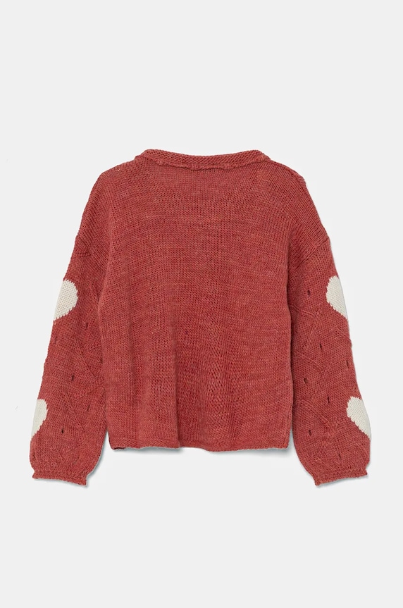 United Colors of Benetton pulover pentru copii din amestec de lana 1076H102A.P.Seasonal roz AW24