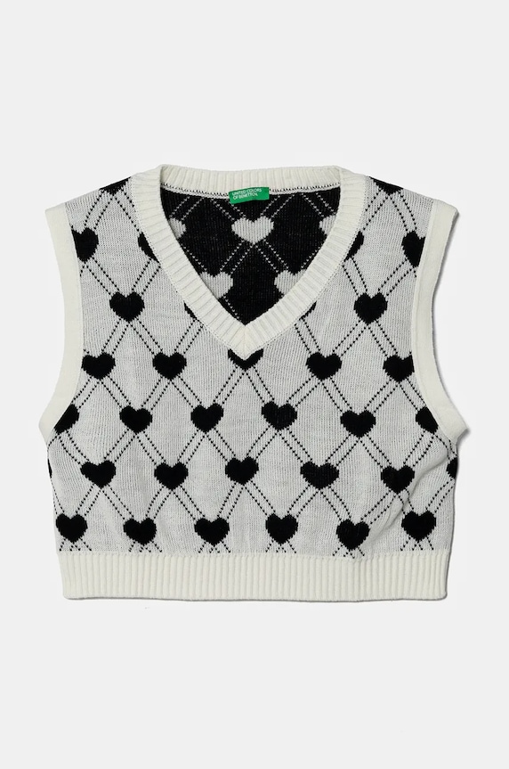 United Colors of Benetton vesta copii cu modele bej 1070Q400J.G.Seasonal