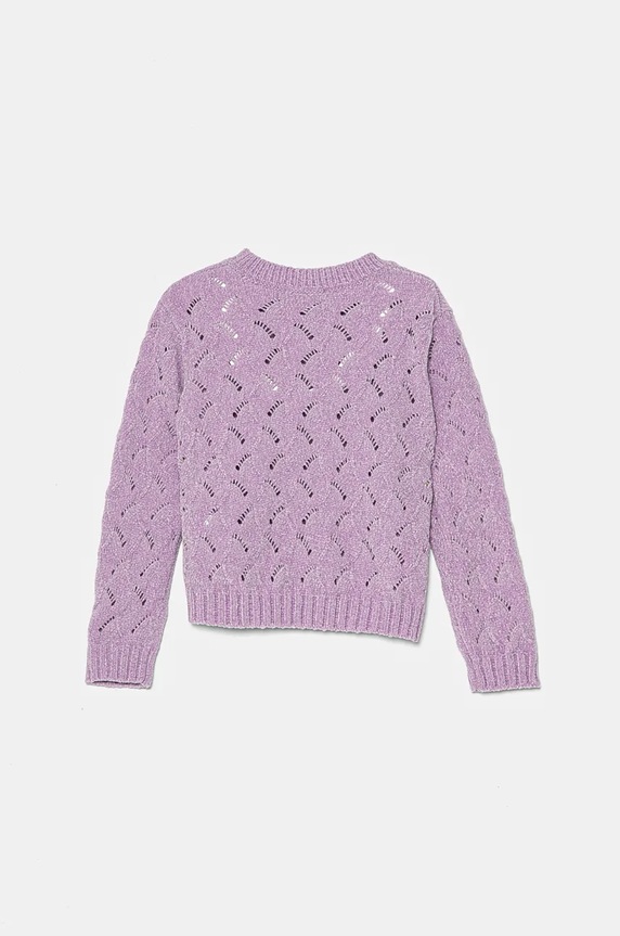 United Colors of Benetton pulover copii 16CLG100O.P.Seasonal violet AW24