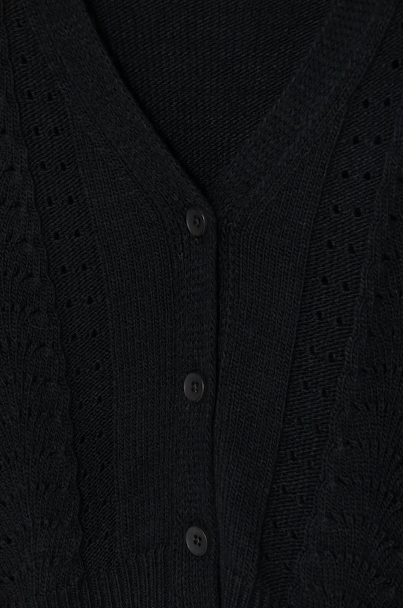 Fete United Colors of Benetton pulover copii 1370C601Q.G.Seasonal negru