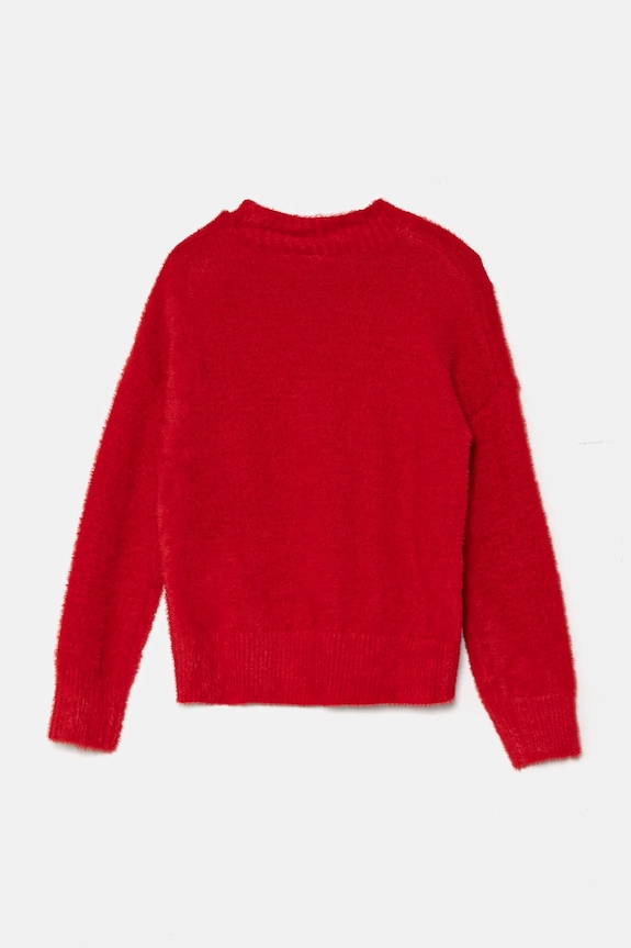 Dječji pulover United Colors of Benetton 19BAC200I.G.Seasonal crvena AW24