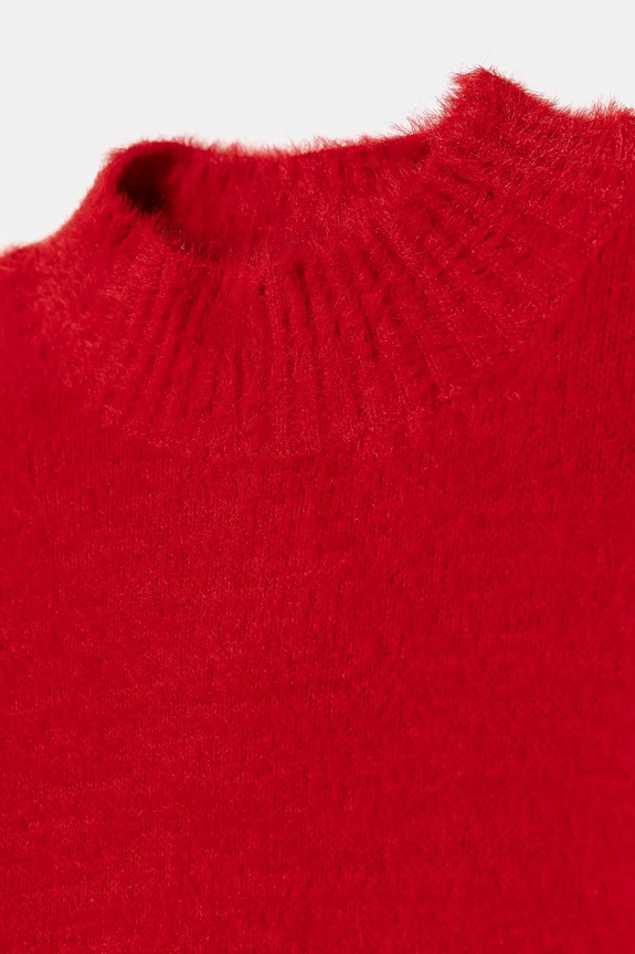 Djevojčice Dječji pulover United Colors of Benetton 19BAC200I.G.Seasonal crvena